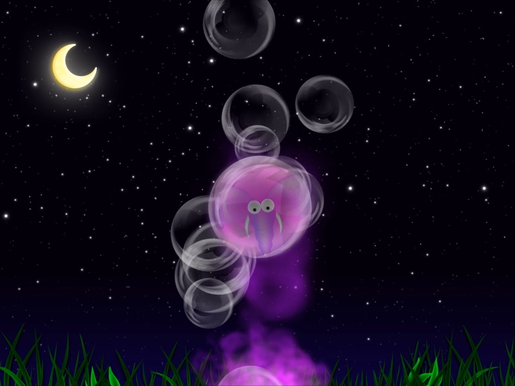 Pink Elephant in Soap Bubble