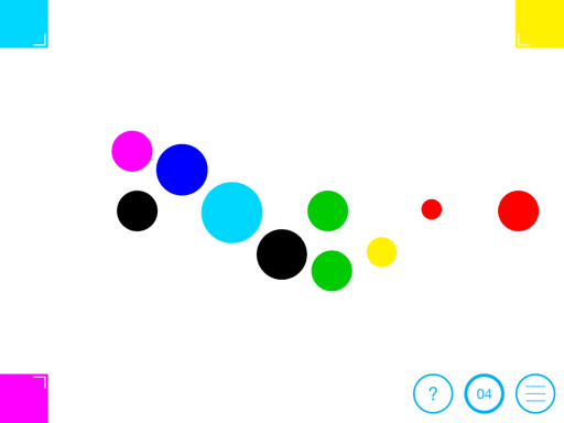 Overpaint - A game about color in motion - App by LANDKA ®