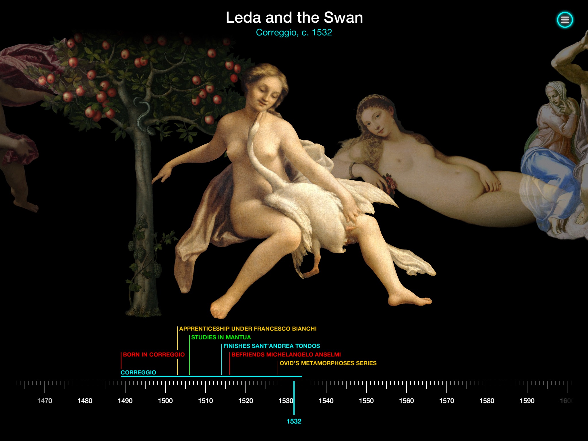 Correggio - Art Legacy - Art History through famous Paintings - App by LANDKA ®